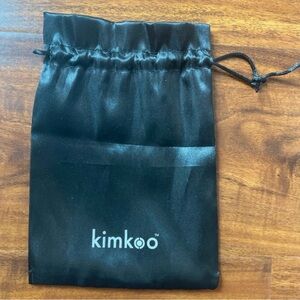 Black drawstring pouch
